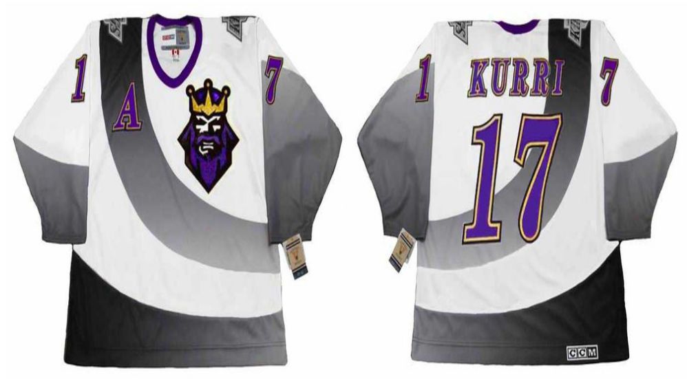 2019 Men Los Angeles Kings #17 Kurri White CCM NHL jerseys